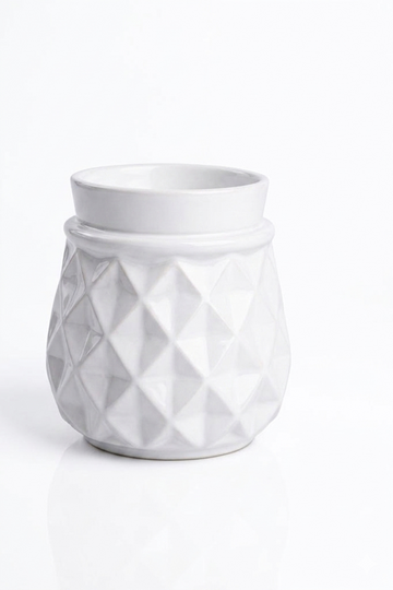 The Prism Luxe | Geometric Textured Ceramic Vase For Home ,Room and Kitchen Decor